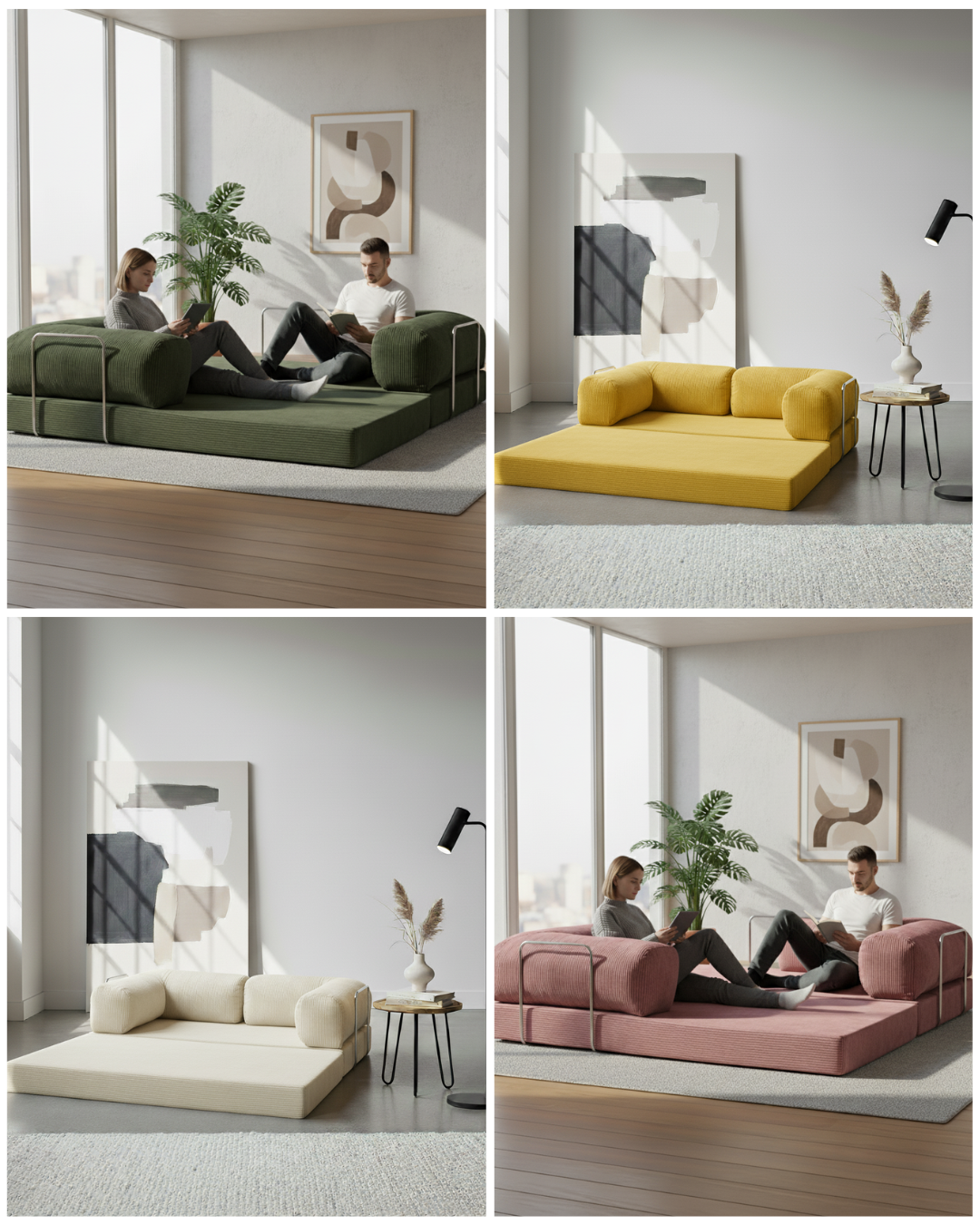 Canapé Lego - Bleu Marine