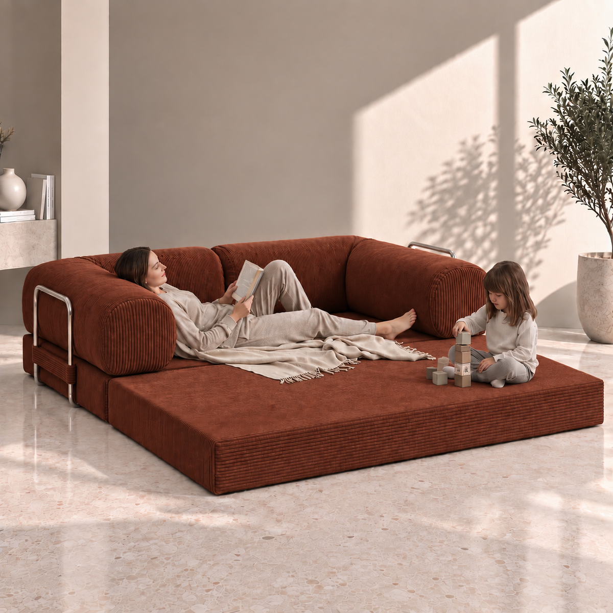 Canapé Nivo - Terracotta