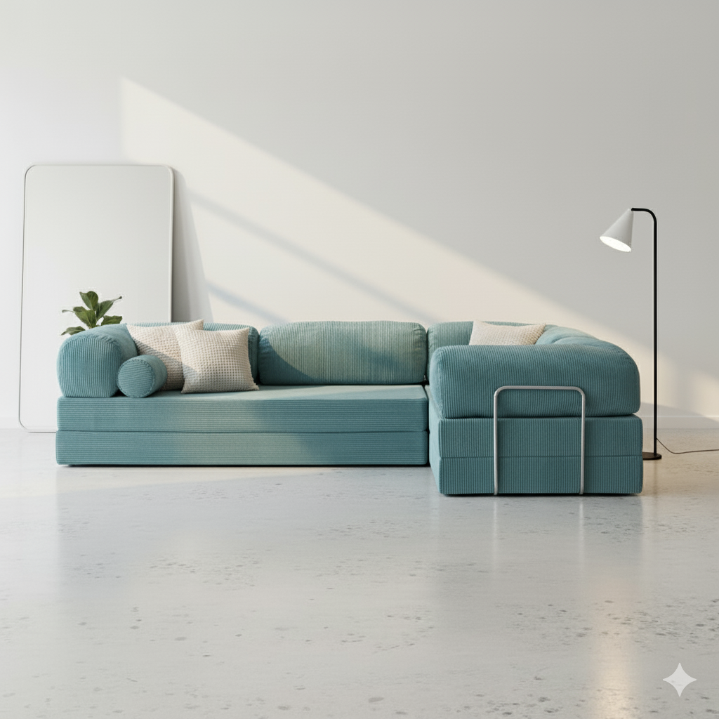 Canapé d’angle Lego - Indigo