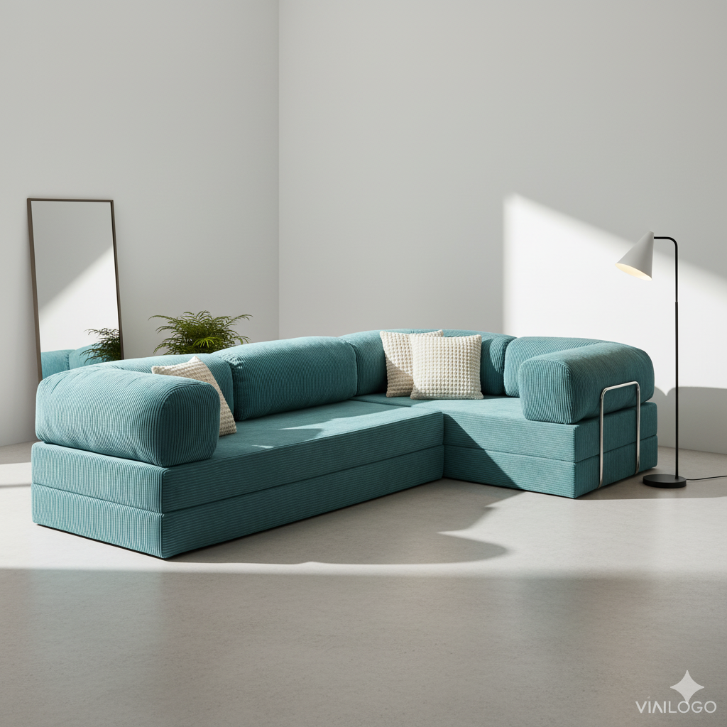 Canapé d’angle Lego - Indigo