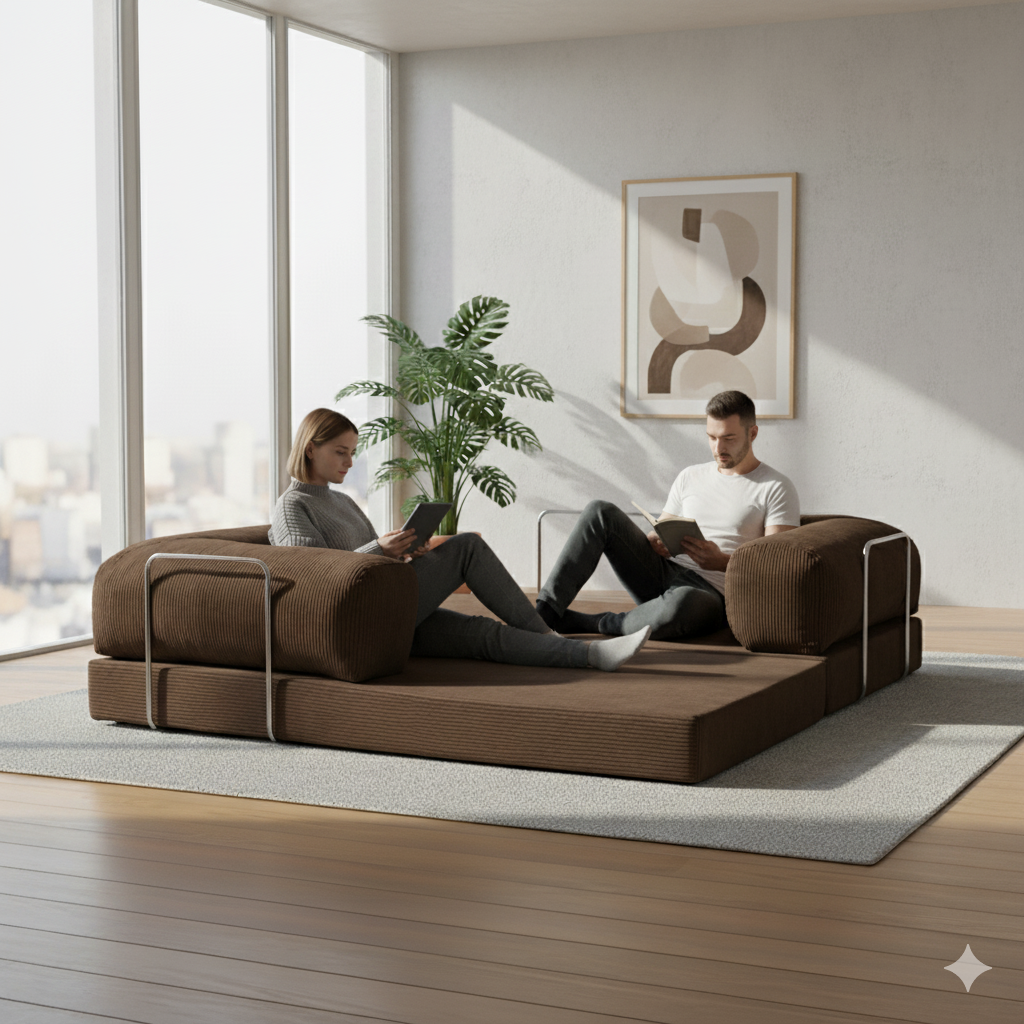 Canapé Lego - Marron