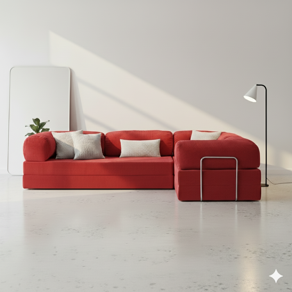 Canapé d’angle Lego - Rouge