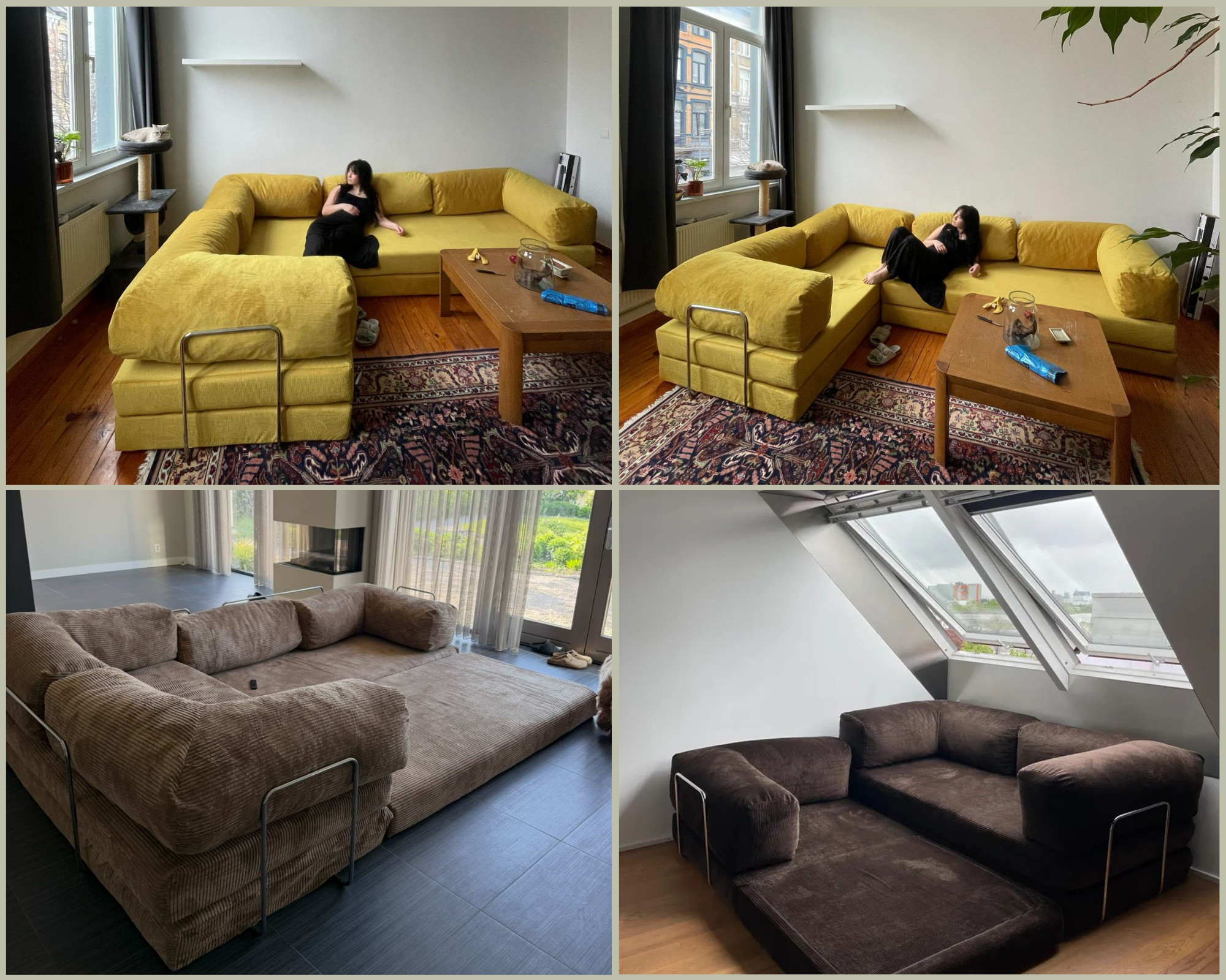 Canapé d’angle Lego - Vert