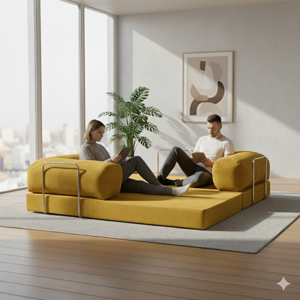 Canapé Lego - Jaune