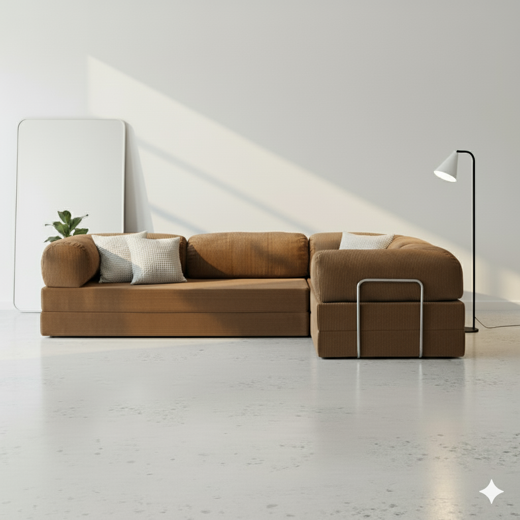 Canapé d’angle Lego - Café au Lait