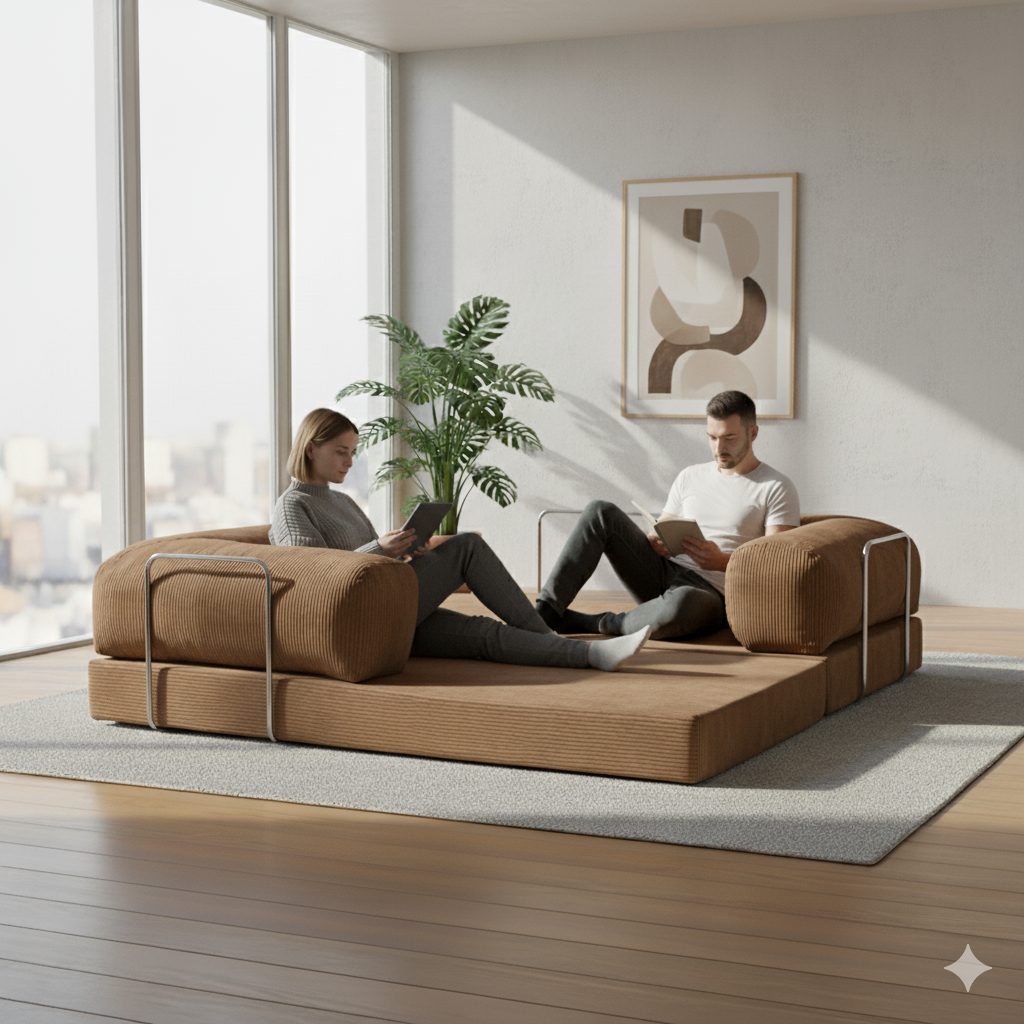 Canapé Lego - Café au Lait