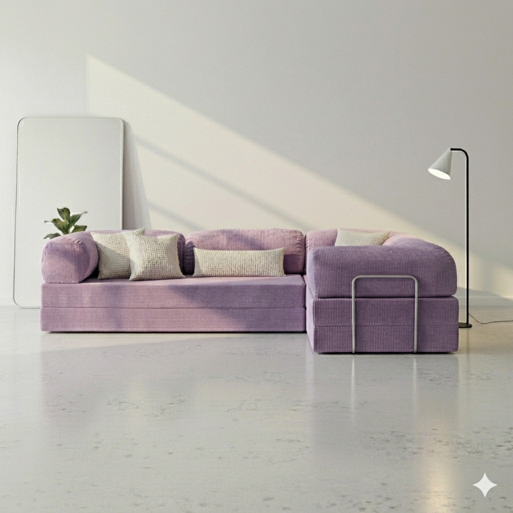 Canapé d’angle Nivo - Violet