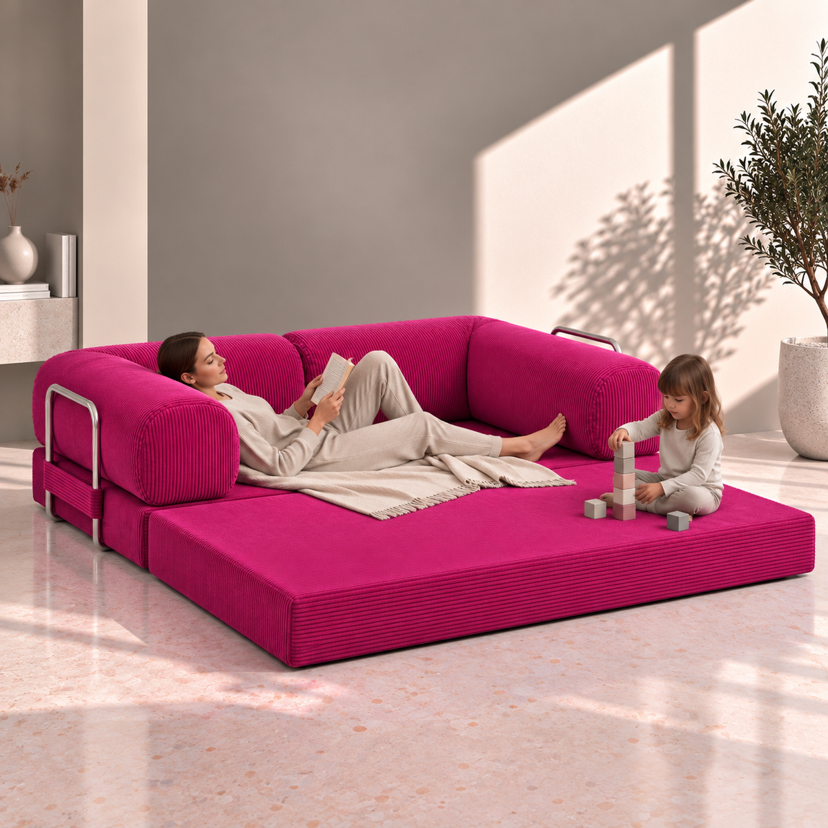 Canapé Nivo - Fuchsia