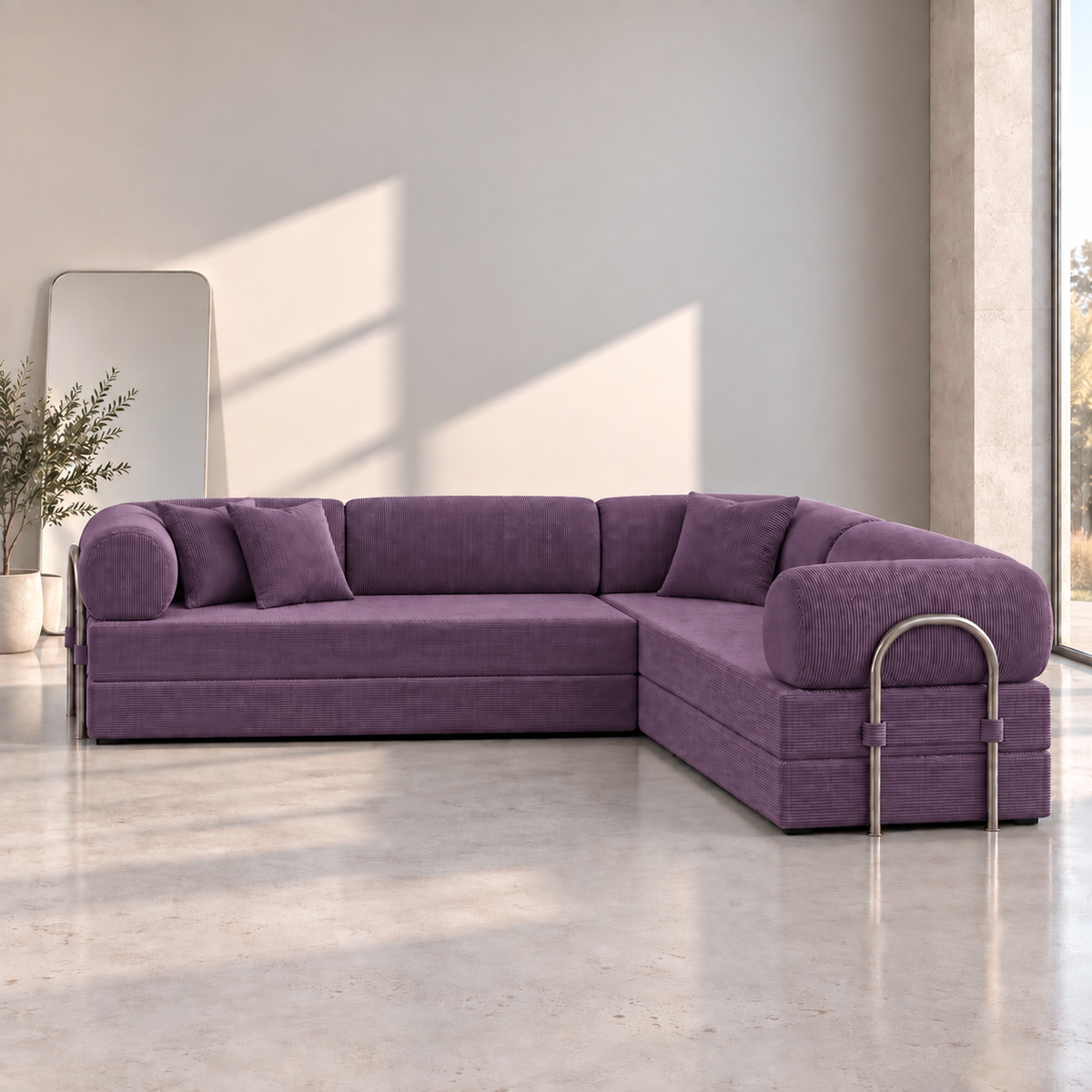 Canapé d’angle Nivo - Violet