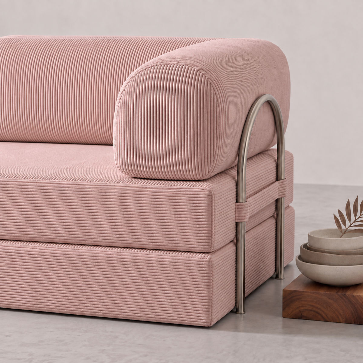 Canapé d’angle Nivo - Blush Rose
