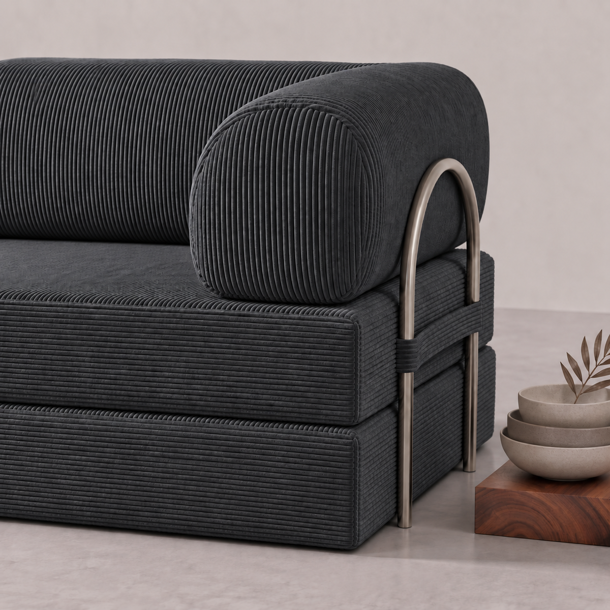 Canapé d’angle Nivo - Anthracite
